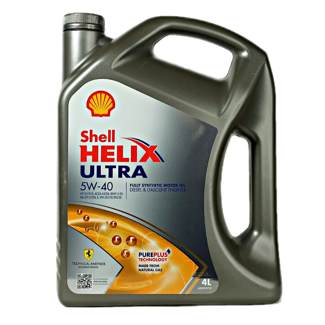 Масло моторное SHELL HELIX ULTRA 5W-40 4Л