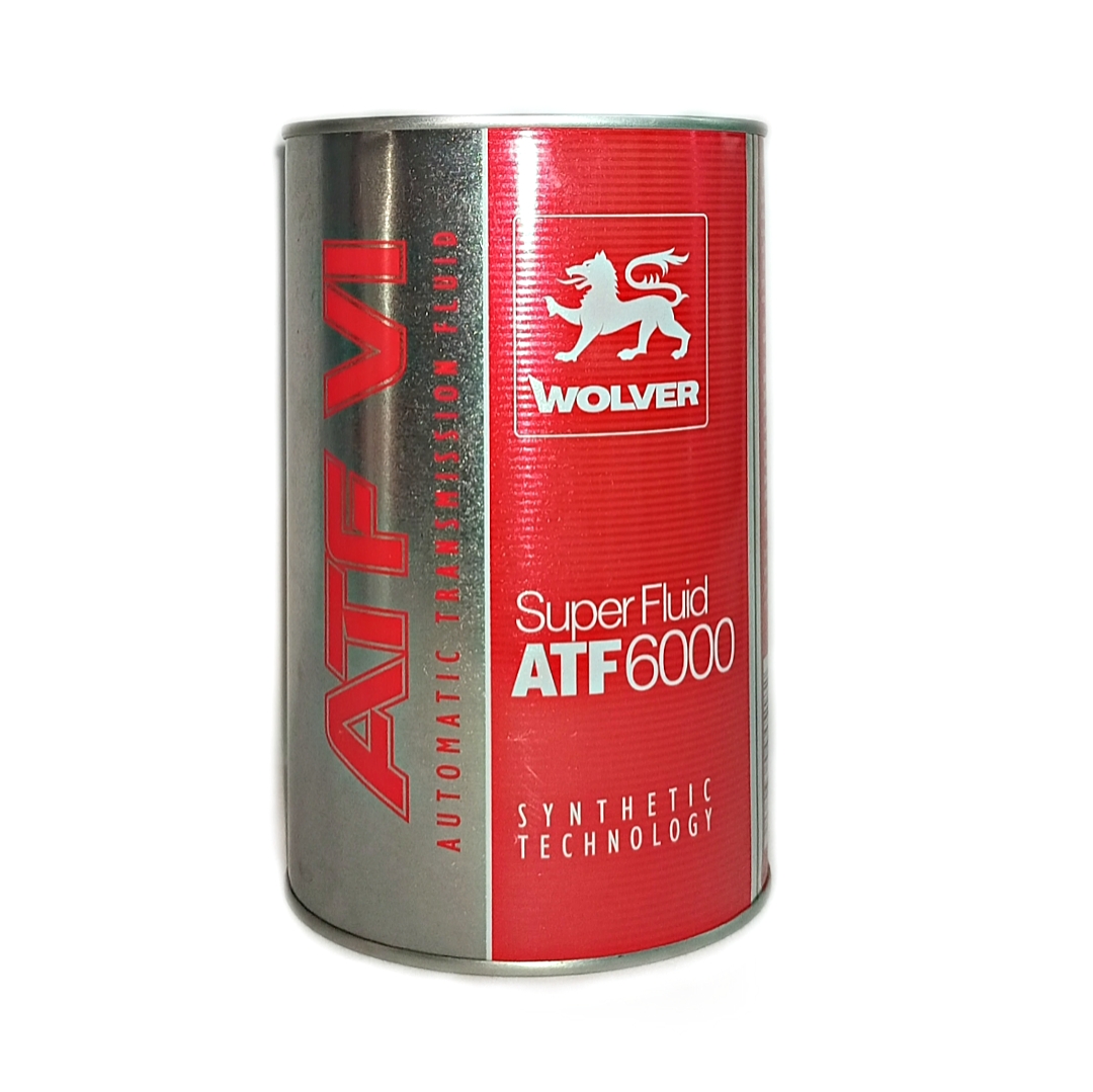 Масло трансмиссионное WOLVER SUPER FLUID  ATF 6000 масла для АКПП 1Л №42603609945182